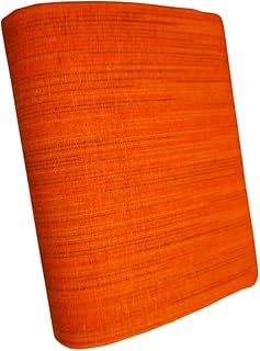 RAMSAGAR 100% Pure Cotton Shirt Fabric and Kurta Material | Unstitched Cotton Fabric for Men | Trending Self Pattern Cotton Fabric Material | Shirt & Kurta Piece Cloth (Orange, 3.00 mtrs)