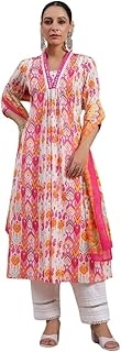 Kurti Set | Long Sleeve | Floral Pattern | With Dupatta | Traditional Kurta Set For Women | Suitable For Every Occasion