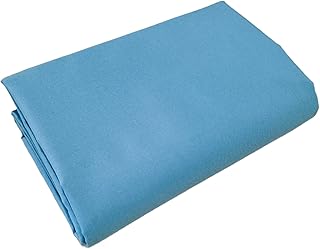 RAMSAGAR Cotton Fabric Plain Material | Cloth Fabric Material for Women | Mercerised Dyed Cotton Canvas Solid | for Making Kurti, Palazzo, Salwar, Gown, Sharts Garment etc Dress (5 mtrs, Sky Blue)