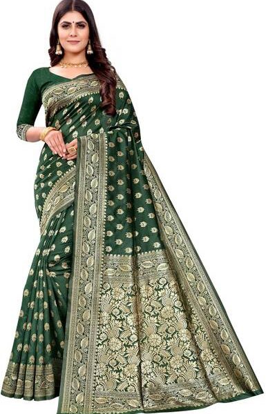 Woven Banarasi Pure Silk Saree